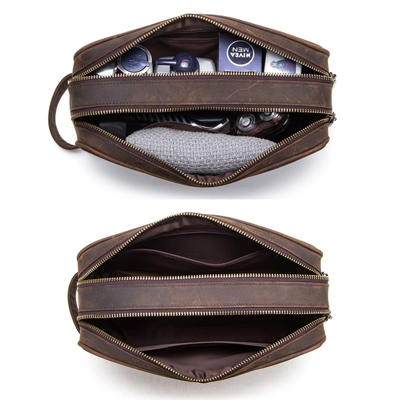 Neceser de Cuero Crazy Horse