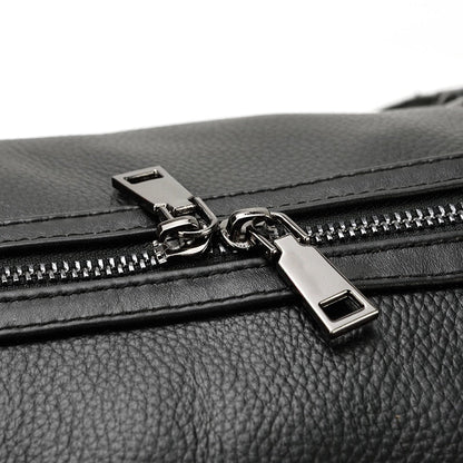 Bolsa de viaje de cuero auténtico suave y lujosa