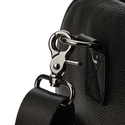 Bolsa de viaje de cuero auténtico suave y lujosa