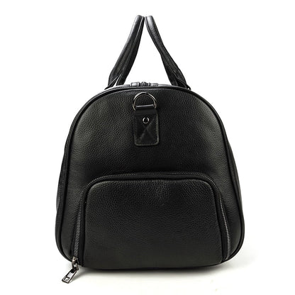 Bolsa de viaje de cuero auténtico suave y lujosa