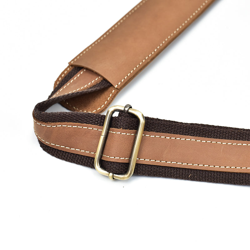 Bolso de viaje de cuero Crazy Horse vintage para hombres