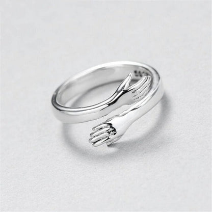 Anillo Ajustable Hug de Plata