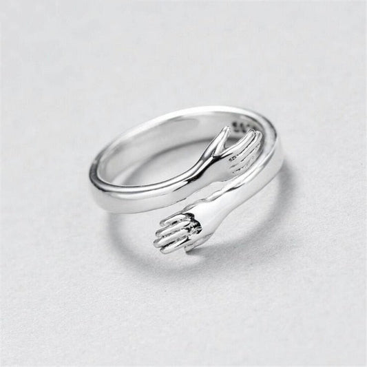 Anillo Ajustable Hug de Plata