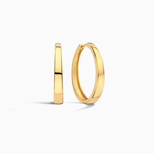 Pendientes de aro Gia Statement | Oro