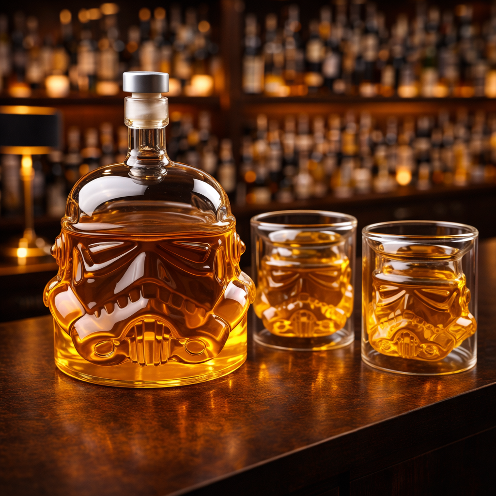 Botella de Whisky - Edición Set de Botella y Vaso