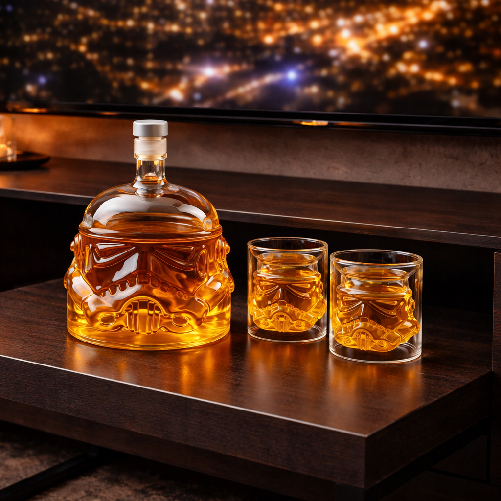 Botella de Whisky - Edición Set de Botella y Vaso
