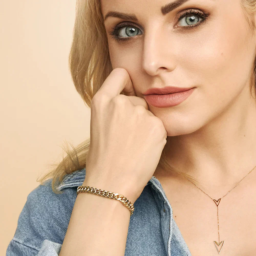 Pulsera cubana Verano | Oro