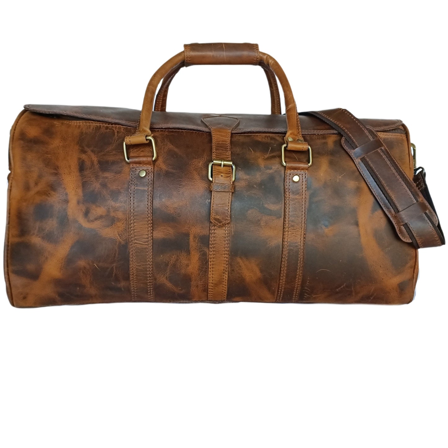 Bolsa de viaje de cera dura beige