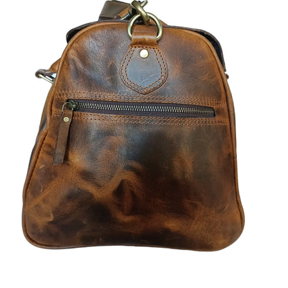 Bolsa de viaje de cera dura beige