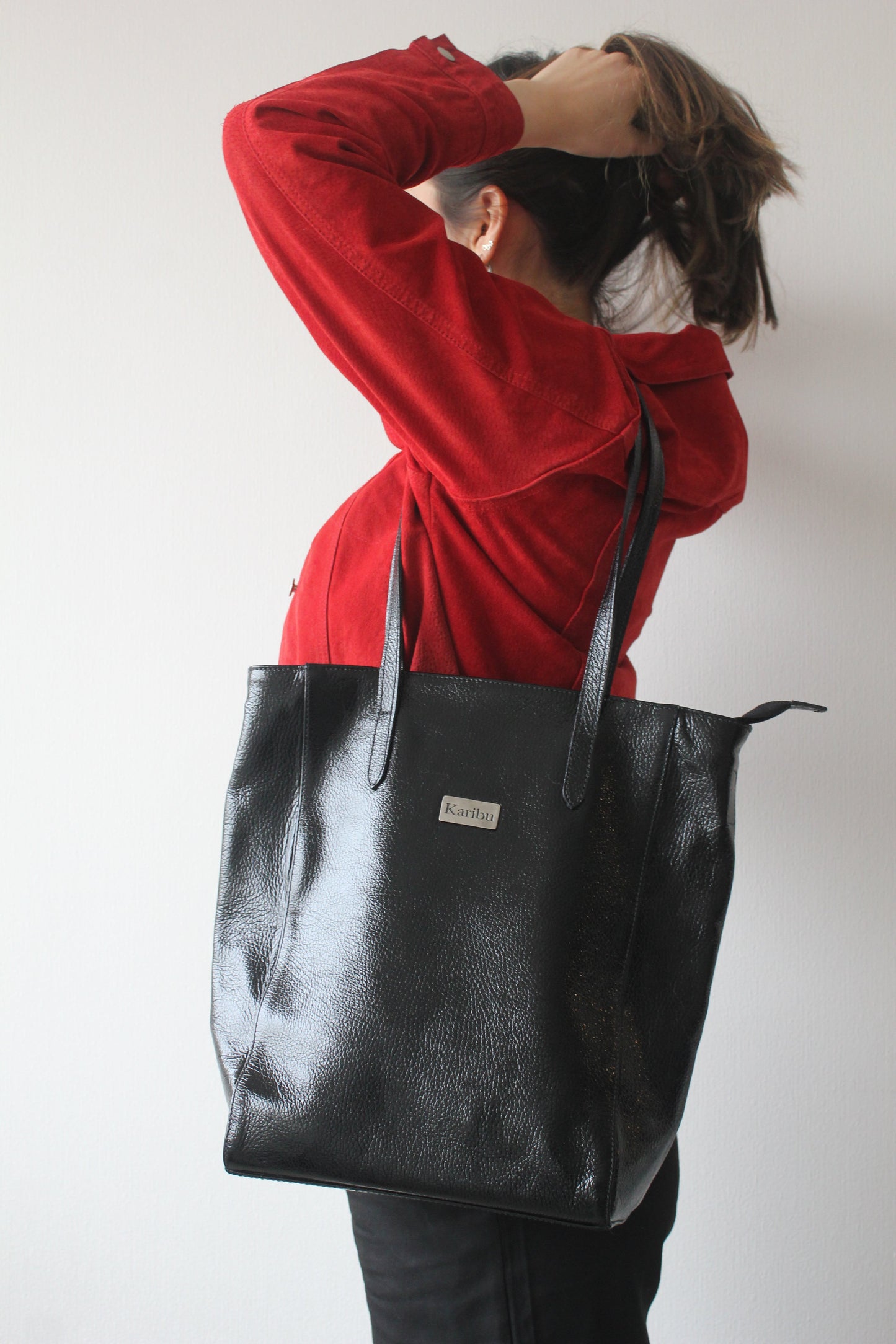 Cartera Brillante Jacinta Schwarze