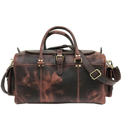 "Bolsa de fin de semana marrón oscuro de Zwei Taschen" podría reescribirse como "Bolsa de fin de semana marrón oscuro de Zwei Taschen".