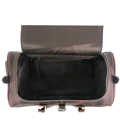 "Bolsa de fin de semana marrón oscuro de Zwei Taschen" podría reescribirse como "Bolsa de fin de semana marrón oscuro de Zwei Taschen".
