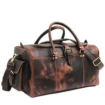 "Bolsa de fin de semana marrón oscuro de Zwei Taschen" podría reescribirse como "Bolsa de fin de semana marrón oscuro de Zwei Taschen".