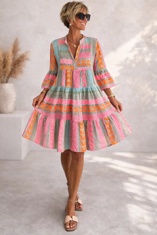 Aurabelle™ Vestido Midi Vintage Gracia Atemporal