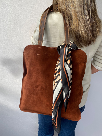 Bolso Shopper de Ante