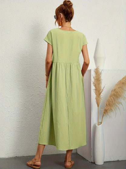 Gabrielle | Vestido Midi Fluido con Elegancia Atemporal