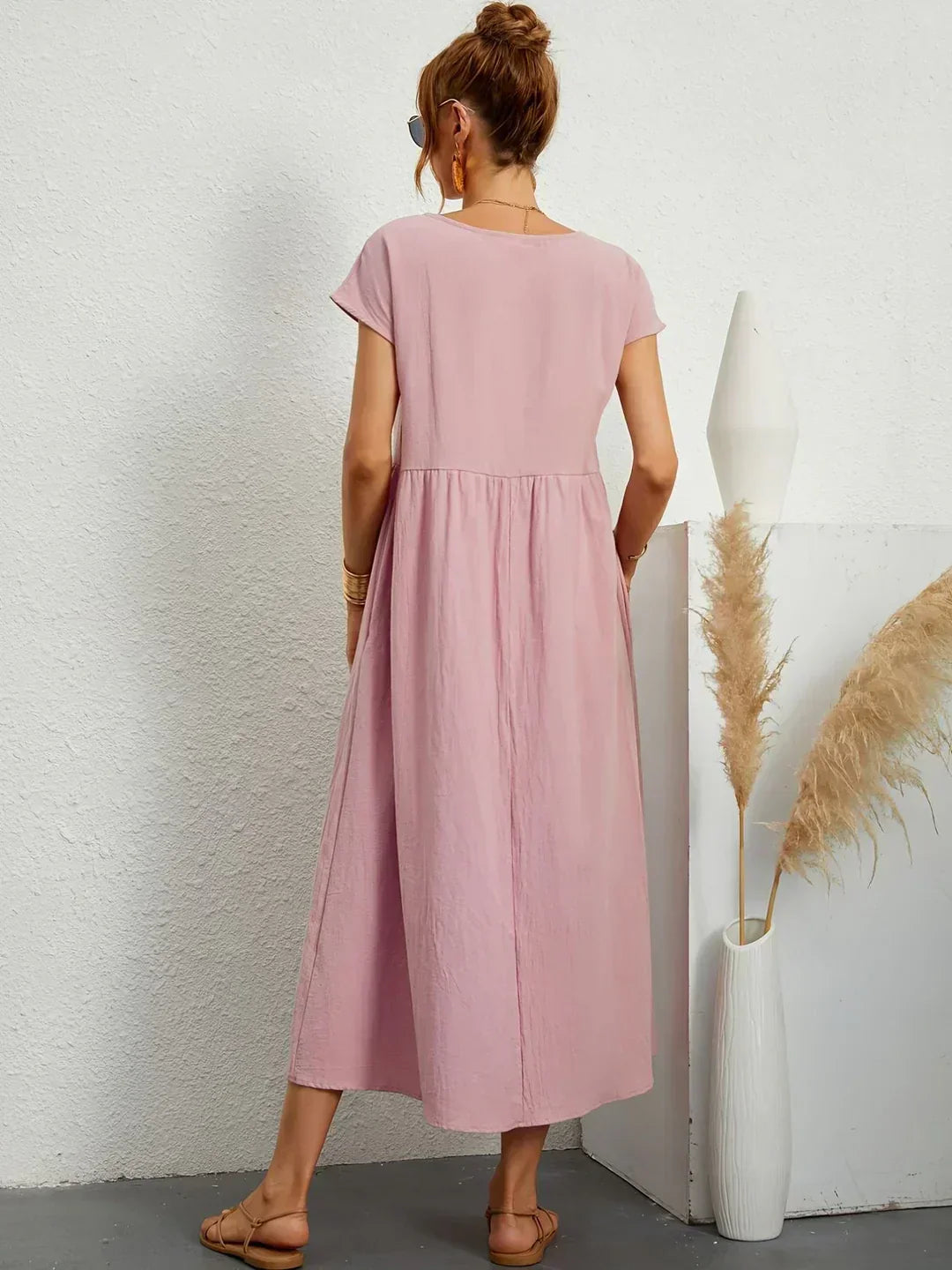 Gabrielle | Vestido Midi Fluido con Elegancia Atemporal