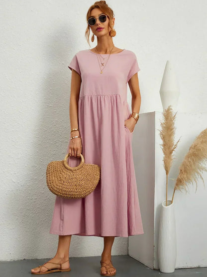 Gabrielle | Vestido Midi Fluido con Elegancia Atemporal