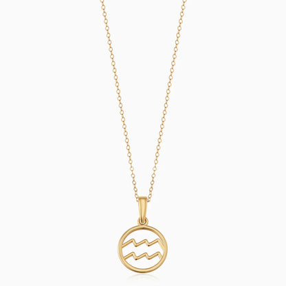 Collar con signo zodiacal | Oro