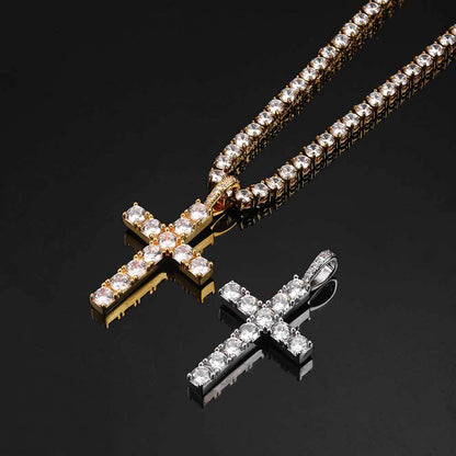 Collar con cruz | Oro