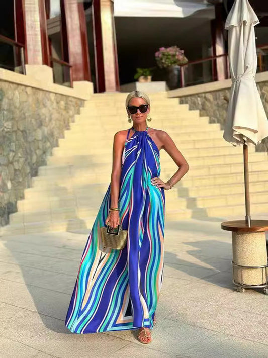 Carrie™ Halter Long Dress