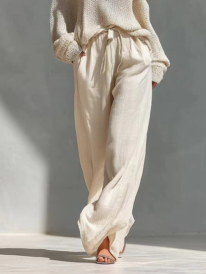 Conjunto de Tejido de Moda y Lino