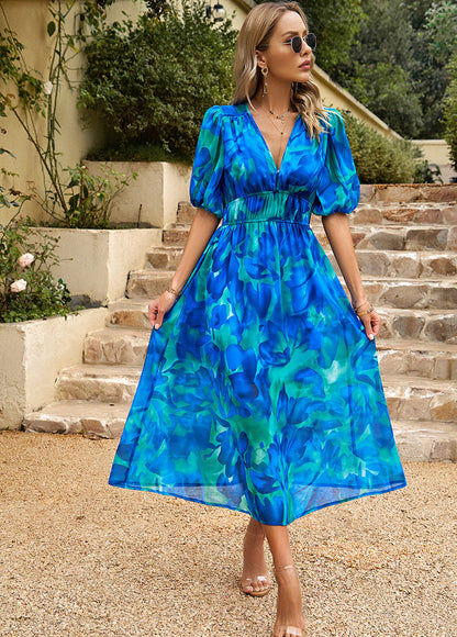 Isla – Elegant Floral Dress