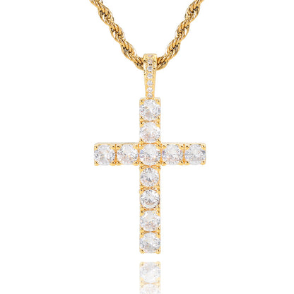 Collar con cruz | Oro
