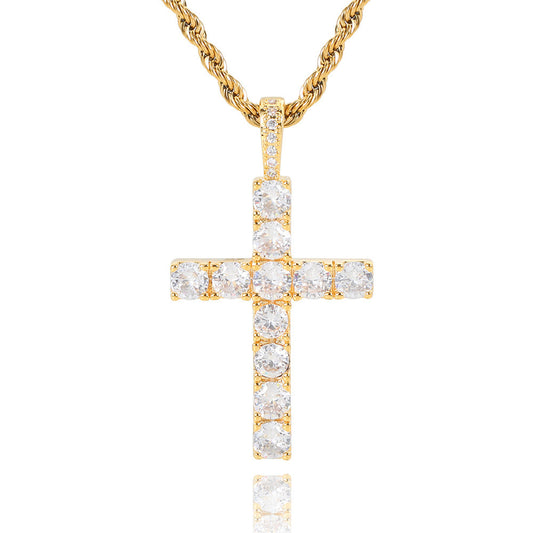 Collar con cruz | Oro