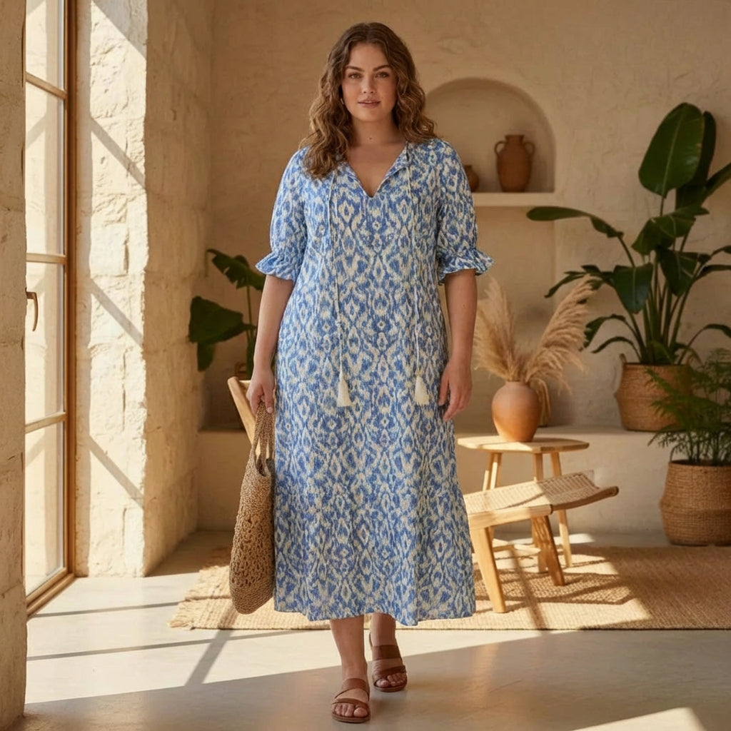 Rosalind | Vestido Boho de Cobertura para el Abdomen
