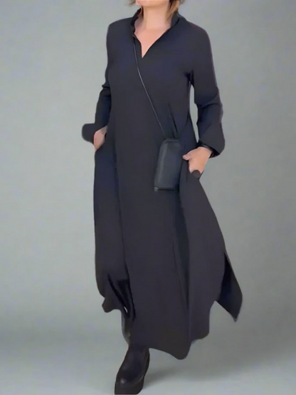 Helen | Maxi Shirt Dress