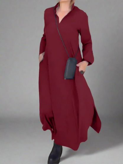 Helen | Maxi Shirt Dress