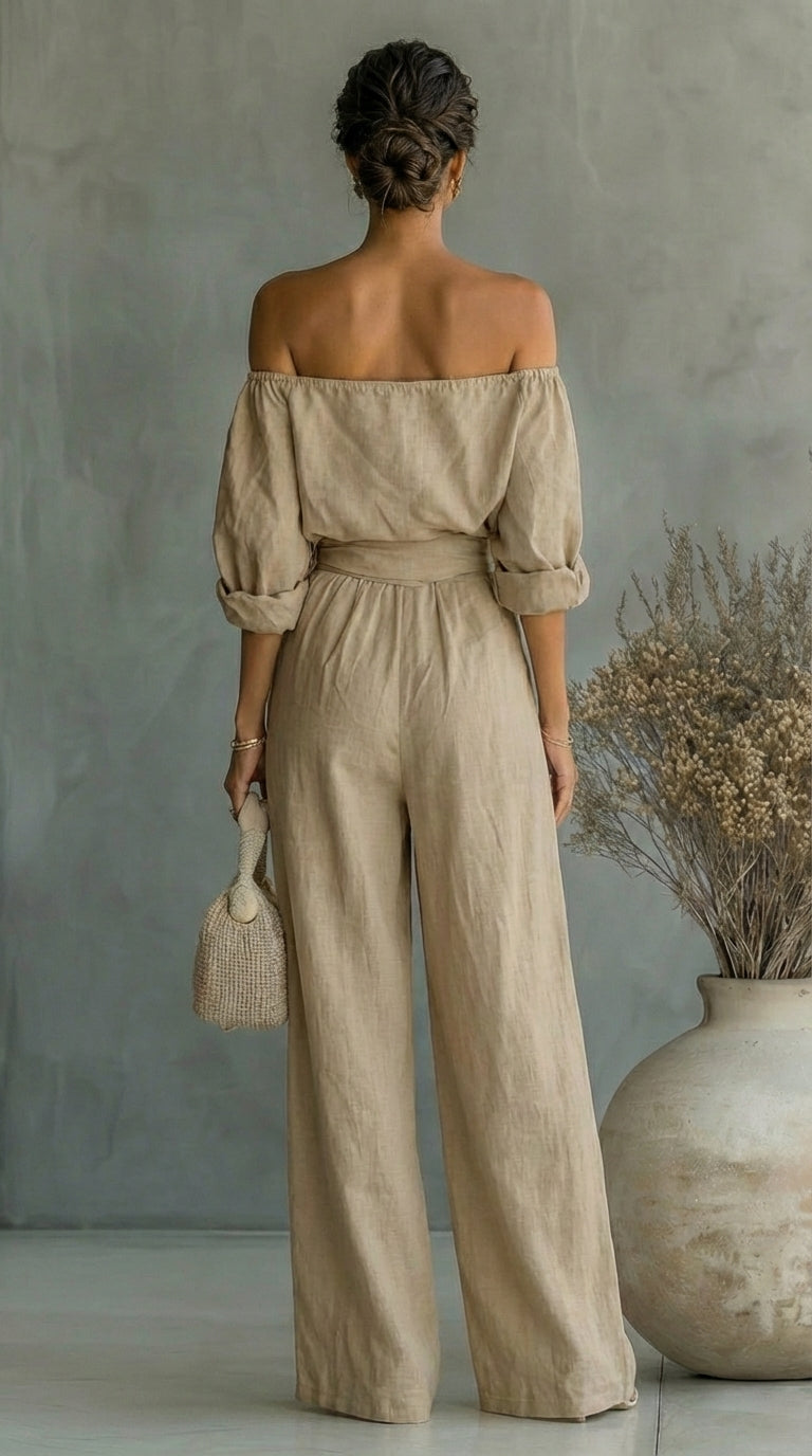 Arabella | Conjunto exclusivo con efecto lino para un verano elegante
