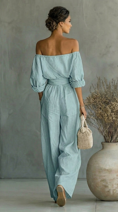 Arabella | Conjunto exclusivo con efecto lino para un verano elegante