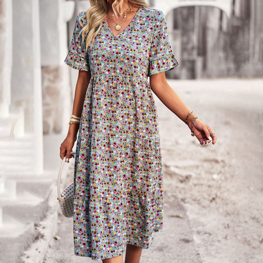 FREYA | Vestido midi floral de verano