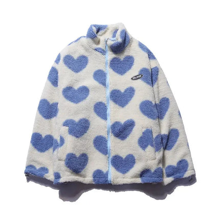 Elsie | Reversible Jacket with Heart Pattern