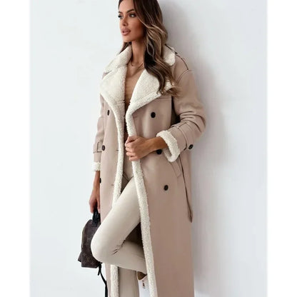 Elara | Trench Coat with Teddy Lining