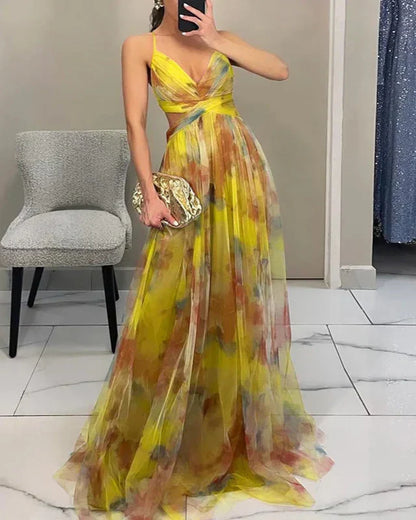 Madeline | Vestido Maxi Floral para una Elegancia Sin Esfuerzo