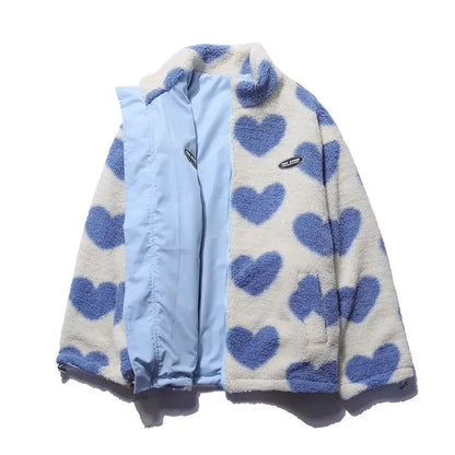 Elsie | Reversible Jacket with Heart Pattern