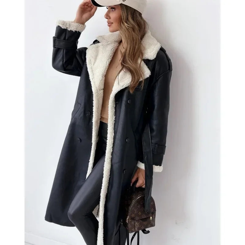 Elara | Trench Coat with Teddy Lining