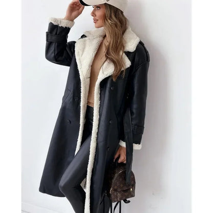 Elara | Trench Coat with Teddy Lining