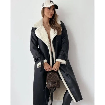 Elara | Trench Coat with Teddy Lining