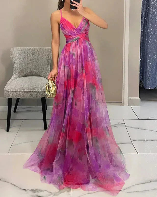 Madeline | Vestido Maxi Floral para una Elegancia Sin Esfuerzo