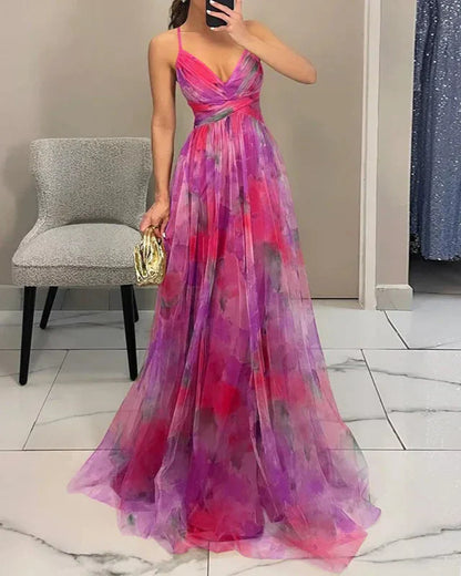 Madeline | Vestido Maxi Floral para una Elegancia Sin Esfuerzo