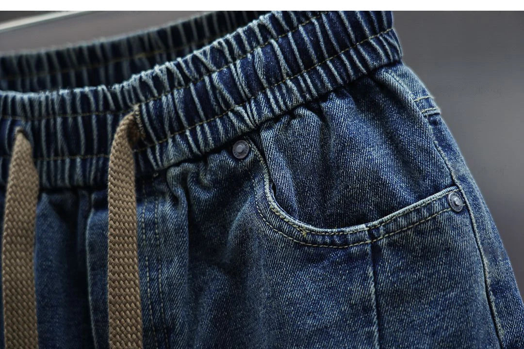 Laurent™ | Pantalones Baggy de Denim con Cintura