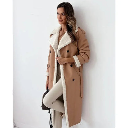 Elara | Trench Coat with Teddy Lining
