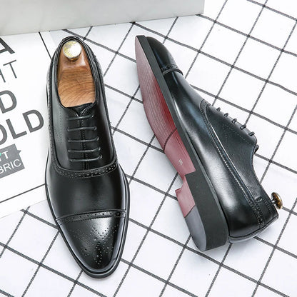 Lucas™ | Botines Oxford de Cuero