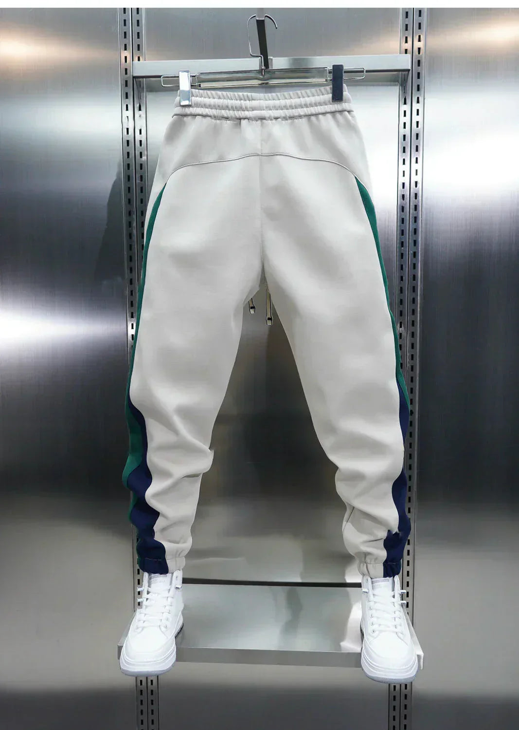 Laurent™ | Pantalones a Tensión con Rayas Contrapuestas