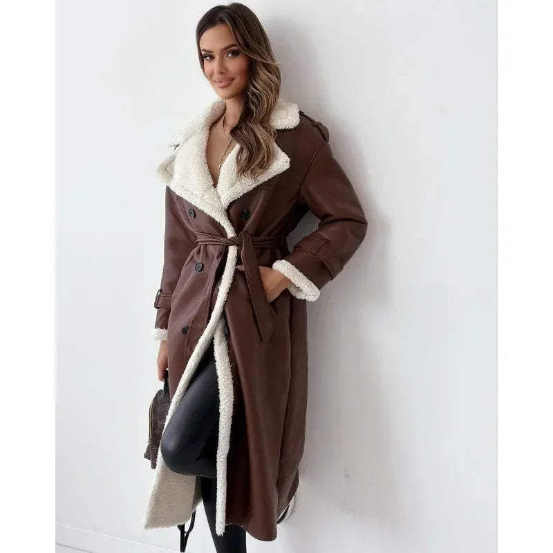 Elara | Trench Coat with Teddy Lining