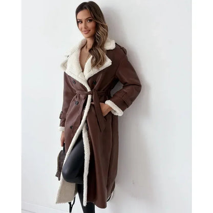 Elara | Trench Coat with Teddy Lining